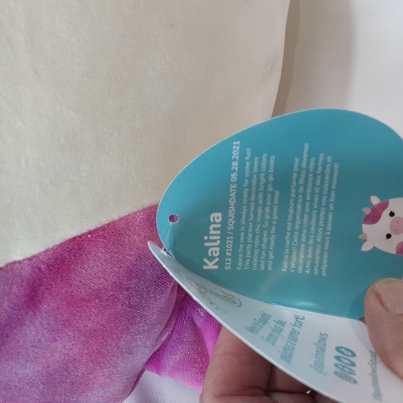 12" Squishmallows  - Katlina the Cow, NWT - Picture 6 of 6